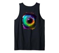 Backprint Oeil Arc-en-Ciel Un fantasme Scintillant Débardeur
