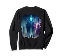 Backprint Planète Extraterrestre Mystique Voyage futuriste Sweatshirt