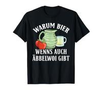 Backprint Pourquoi la bière s'il y a Aussi Äbbelwoi T-Shirt