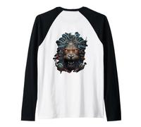 Backprint Pouvoir Royal du Lion Manche Raglan