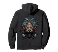 Backprint Pouvoir Royal du Lion Sweat à Capuche
