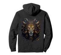 Backprint Puissance majestueuse du Lion Fantastique Sweat à Capuche