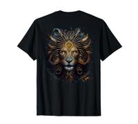 Backprint Puissance majestueuse du Lion Fantastique T-Shirt