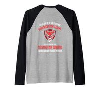 Backprint Quand Je Vais en Enfer Diable et Satan Manche Raglan