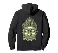 Backprint Tête de Bouddha Siddhartha Gautama Sweat à Capuche