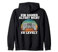 Backprint Un Gamer ne vieillit Pas, il Monte en Niveau Sweat à Capuche