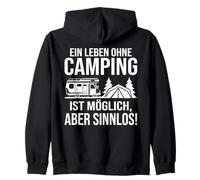 Backprint Une Vie sans Camping est Possible mais n'a Pas de Sweat à Capuche
