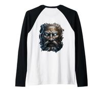Backprint Zeus Le Roi des Dieux grecs Manche Raglan