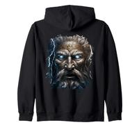 Backprint Zeus Le Roi des Dieux grecs Sweat à Capuche