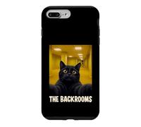 Backrooms Cat Selfie: Eerie Liminal Space Horror Coque pour iPhone 7 Plus/8 Plus