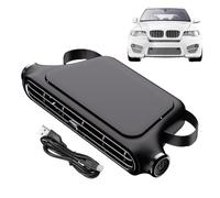 Backseat Car Fan - Electric Cooling Fan | ABS Automobile Seat Interior Accessory | Head Rotatable Auto Cooling | Speed Air Circulation | Usb Rechargeable Small Cooler For Truck Vehicle Boat