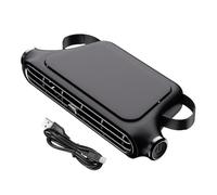 Backseat Car Fan - Electric Cooling Fan | ABS Automobile Seat Interior Accessory | Head Rotatable Auto Cooling | Speed Air Circulation | Usb Rechargeable Small Cooler For Truck Vehicle Boat