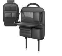 Backseat Organizer - Organisateur de siège arrière de voiture avec bac de rangement pliable | Sac de rangement pour siège de voiture | Organisateur de siège intermédiaire | Backseat Organizer