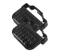 Backseat Pedal for Bicycles - Steel 13x9cm | Folding Foot Peg, Non-Slip Backseat Foot Plates Cycling Accessories Thickened All-Metal 1 Pair | for Road Bikes Foldable Bicycles Outdoor Commuting Use