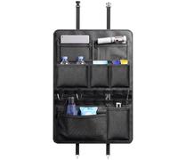 Backseat Storage Organizer - Car Kick Protector, 16.5x22.6 Inch Travel Accessory Pouch with Waterproof Oxford Fabric, Vehicle Seat Divider, Auto Gear Holder, Interior Console Pocket for Road Trips