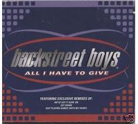 BACKSTREET BOYS - BACKSTREET BOYS CD All I have to give/We've got it goin