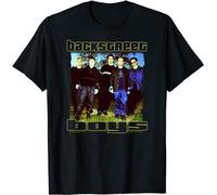 Backstreet Boys Group Photo 90S T-Shirt Men Unisex Graphic Tee Shirt Black Black S