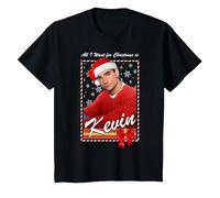 Backstreet Boys Kevin Holiday T-Shirt, Enfant, Noir, 10 Ans