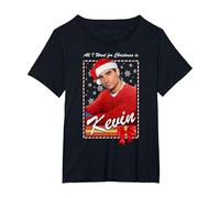 Backstreet Boys Kevin Holiday T-Shirt, Femme Grandes Tailles, Noir, 5X