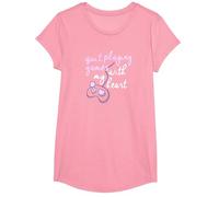 Backstreet Boys - Quit Playing Games Game Controller T-Shirt, Fille, Rose, XS