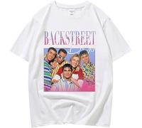 Backstreet Boys T-shirt unisexe en coton imprimé noir, Couleur 14, M