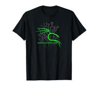 Backtrack Kali Linux design avec Dragon et Tagline - Vert T-Shirt