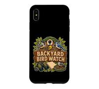 Backyard Bird Watch Observation Oiseaux Mangeoire Caméra Coque pour iPhone XS Max