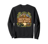 Backyard Bird Watch Observation Oiseaux Mangeoire Caméra Sweatshirt