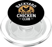 Backyard Chicken Club Vie Poulailler Oeufs Frais PopSockets PopGrip pour MagSafe