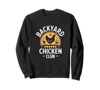 Backyard Chicken Club Vie Poulailler Oeufs Frais Sweatshirt