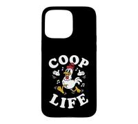 Backyard Chicken Coop Life Retro Rubber Hose Cartoon Coque pour iPhone 15 Pro Max