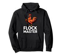 Backyard Chicken Farmer Flock Master Rooster Pitchfork Sweat à Capuche