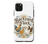 Backyard Chickens Coq et Poule Happy Free Range Coque pour iPhone 11 Pro Max