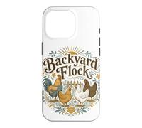 Backyard Chickens Coq et Poule Happy Free Range Coque pour iPhone 16 Pro