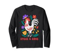 Backyard Chickens Hygge Folk Art Coq Manche Longue