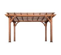 Backyard Discovery Pergola en Bois 305 x 426 cm | Abri de Terrasse Autoportant pour le Jardin | Tonnelle Extérieur - Pavillon de Jardin / Résistant aux intempéries
