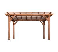 Backyard Discovery Pergola en Bois 305 x 426 cm | Abri de Terrasse Autoportant pour le Jardin | Tonnelle Extérieur - Pavillon de Jardin / Résistant aux intempéries