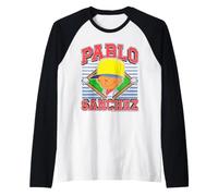 Backyard Sports Pablo Sanchez Baseball Diamond Video Game Manche Raglan