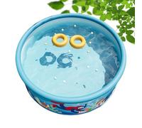 Backyard Swimming Pool, Thickened Round PVC Portable Pool for Kids and Adults, Outdoor Family Water Pond Bath Yard, Patio, Garden, Or Summer Relaxation Playtime Fun 35.43 x 13.78in