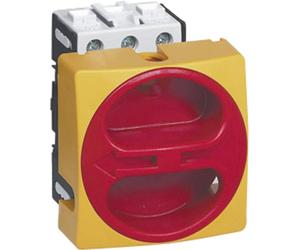 BACO 0172301 Interrupteur sectionneur 63 A 1 x 90 ° jaune, rouge 1 pc(s)