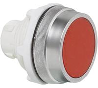 BACO 100926 T11AA02 Bouton-poussoir collerette plastique, chromé, brillant vert