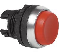 BACO 223826 L21AB03 Bouton-poussoir collerette plastique, chromé noir