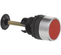 BACO 223861 L21HA01 Bouton à armement collerette plastique, chromé rouge 1 pc(s)