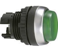 BACO 224011 L21AK10 Bouton-poussoir collerette plastique, chromé rouge