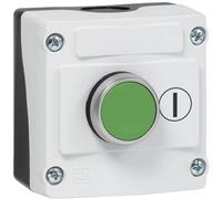 BACO 224210 LBX10110 Bouton-poussoir en boîtier vert décrochage par pression 1