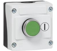 BACO 224210 LBX10110 Bouton-poussoir en boîtier vert décrochage par pression 1 pc(s)