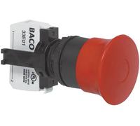 BACO L22DD01A Arrêt durgence collerette plastique, noir IP69K 1 pc(s)