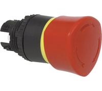 BACO L22ER01 Bouton darrêt durgence collerette plastique, noir IP69K 1 pc(s)