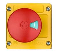 BACO LBX13102 Bouton d'arrêt d'urgence en boîtier 240 V/AC 2.5 A 2 NF (R) IP66 1 pc(s)