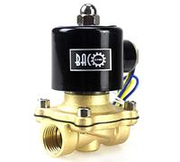 BACOENG AC 220V 1/2" Laiton électrique électrovanne Normalement fermé pour Air Eau Huile